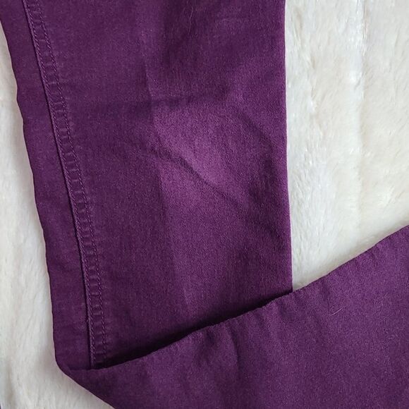 Jordache Purple Jegging Girls XL 14-16 Stretch Denim Legging School Pants - Picture 5 of 7